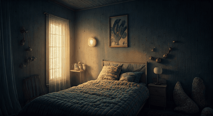 alt_text: Kolorowe, zdrowe jedzenie na talerzu, dziecko sięga po nie w jasnym pokoju z zabawkami.