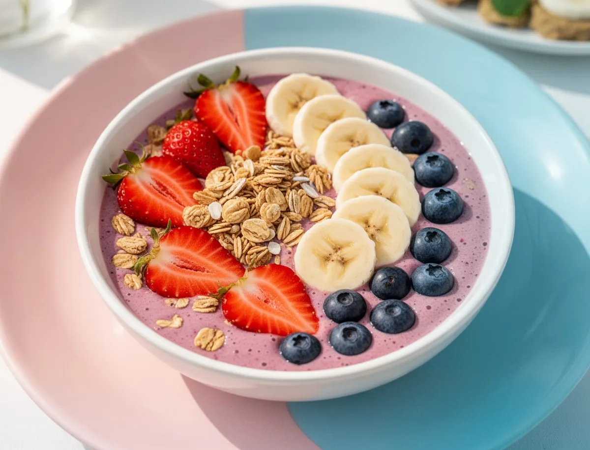 Miska smoothie bowl z owocami