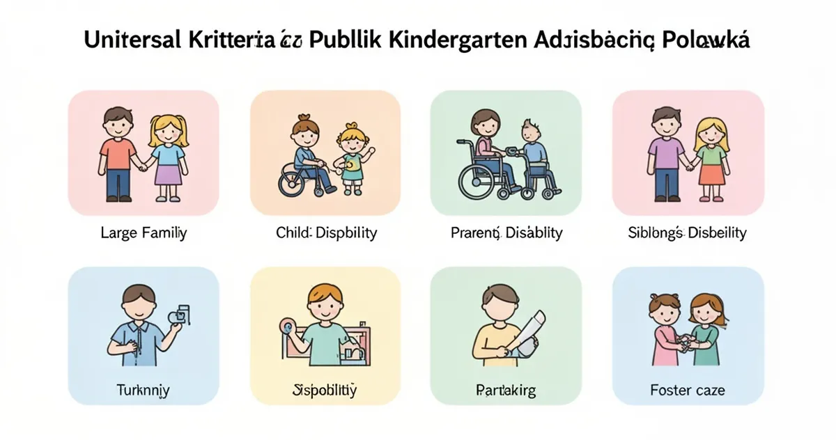 Sześć kryteriów ustawowych w rekrutacji do przedszkola
