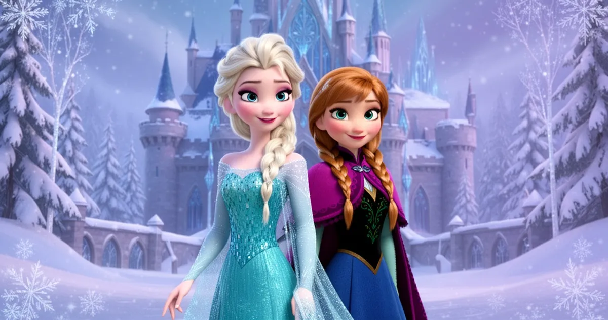 Elsa i Anna z Krainy Lodu