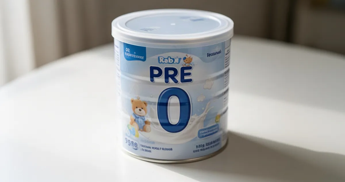 Opakowanie mleka modyfikowanego z oznaczeniem PRE