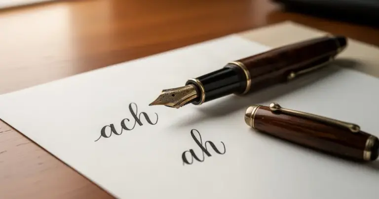 Ach czy ah – pisownia